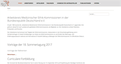 Desktop Screenshot of ak-med-ethik-komm.de